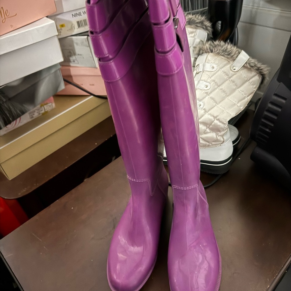 Calvin Klein Purple Women's Rain Boots
